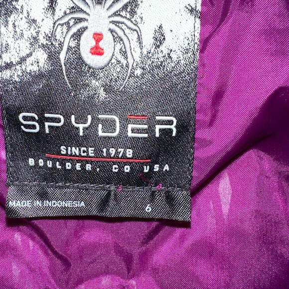 NWT Spyder BALANCE GTX Ski Jacket, Size 6
beautiful bright bubblegum and grape - Picture 4 of 8